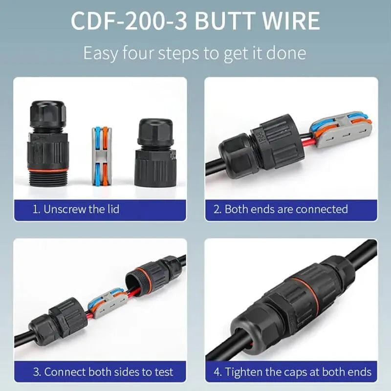 [Limited-time hot sale 50% off] outdoor waterproof wire connectors
