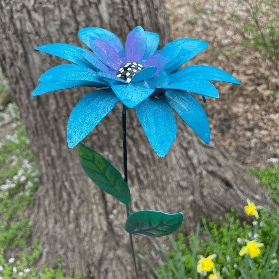 🔥SUMMER HOT SALE🔥Metal Flowers Garden Stakes
