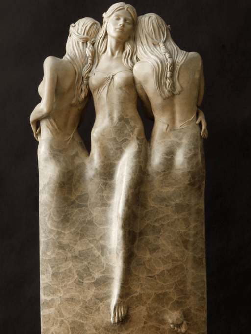 Sculpture of Three Goddess Embracing