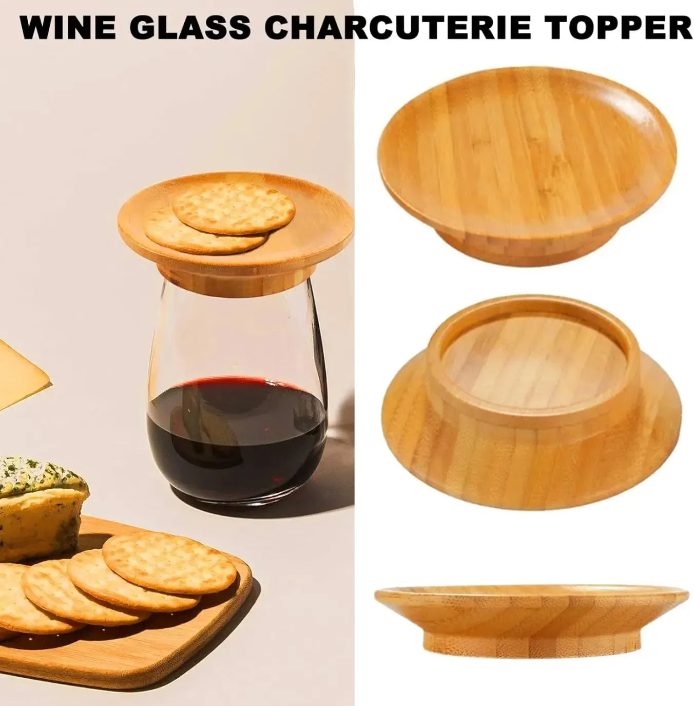 🍷Best Selling 50% Off🍸wine glass charcuterie topper bulk
