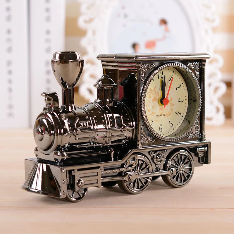 ⏰Retro Locomotive Model Alarm Clock
