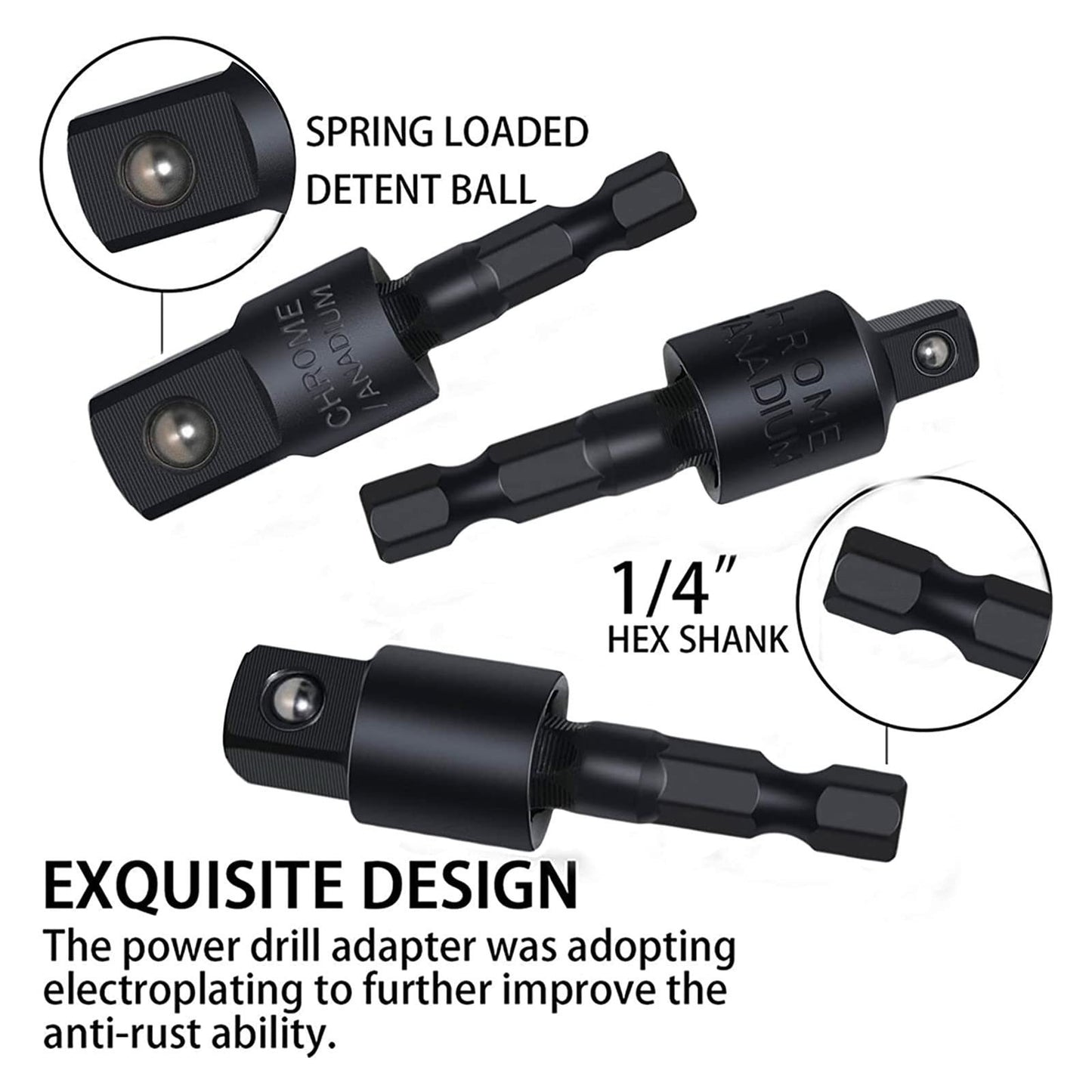 17Pcs Flexible Drill Bit Extension, Include 3Pcs Rotatable Socket Adapter, 2Pcs Hex Shank 105° Right Angle Drill Attachment, 10 Short Screwdriver Bits 90° Angled Bits and Bendable Extension