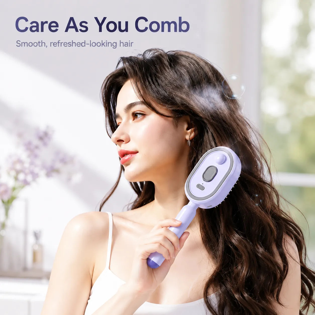 💆♀️3-in-1 Electric Spray Massage Air-Cushion Comb