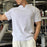 Men's V-Neck Short Sleeve Muscle Athletic Workout T-Shirts