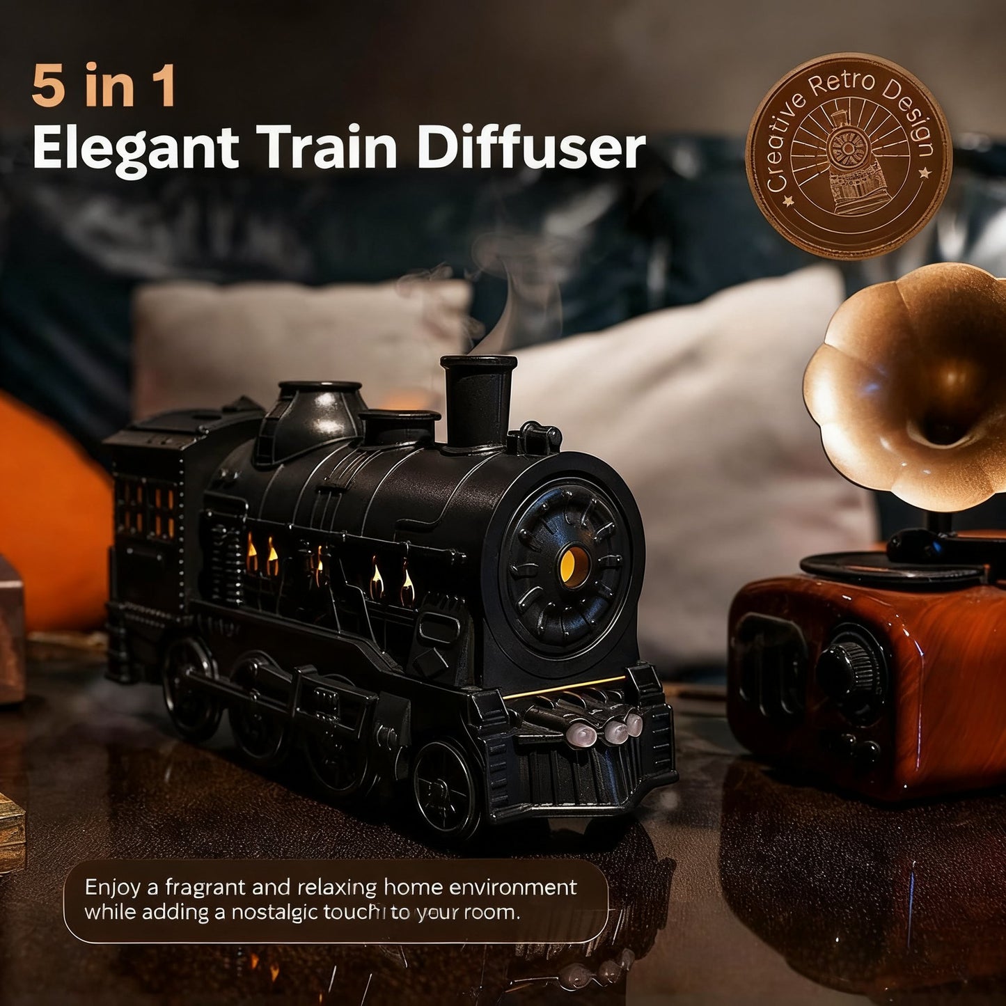 🎄🚂Magic Train Humidifier (with remote control & same model as in the video)