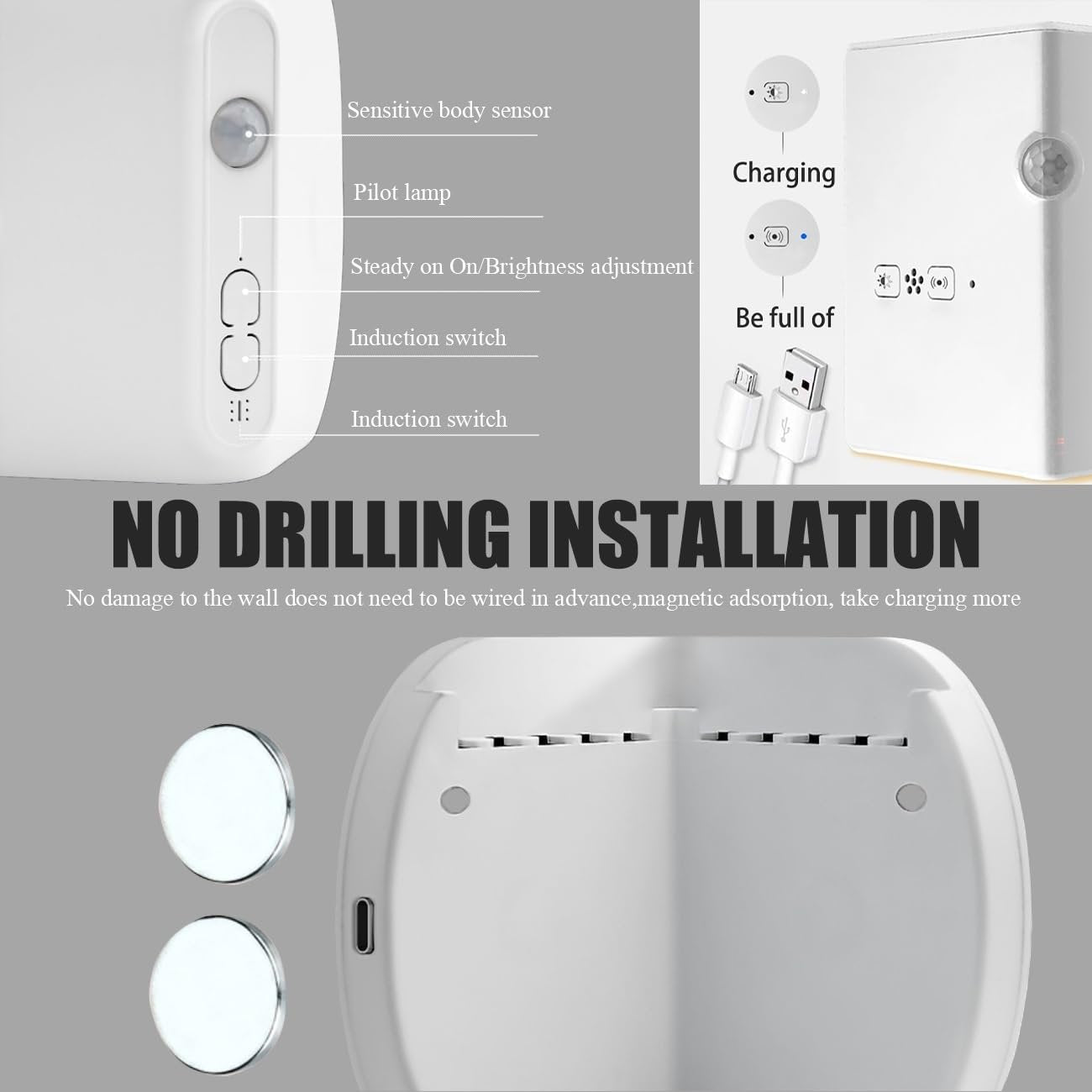 Corner Anti-collision Sensor Night Light