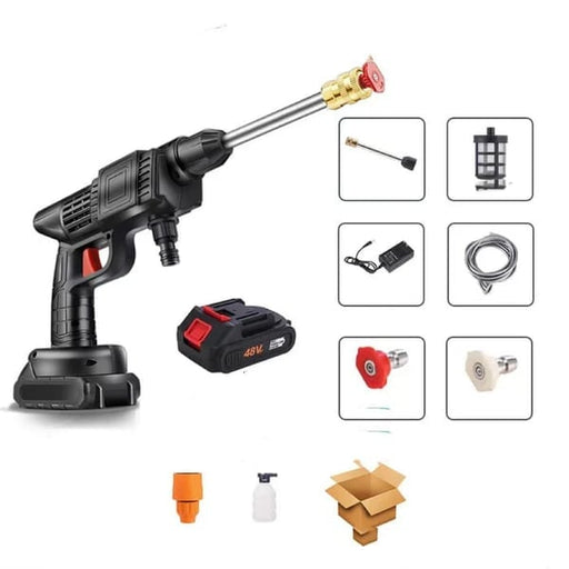 🔥Cordless Portable High Pressure Spray Water Gun - Buy a set and get a free foam bottle!