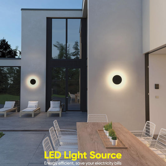 Minimalist Round LED Wall Sconce
