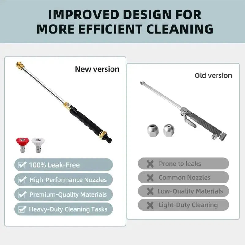 🚿💦stainless steel high-pressure spray wands— A powerful tool for outdoor cleaning