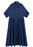 Summer Cotton Half Sleeves Midi Dress with Pockets