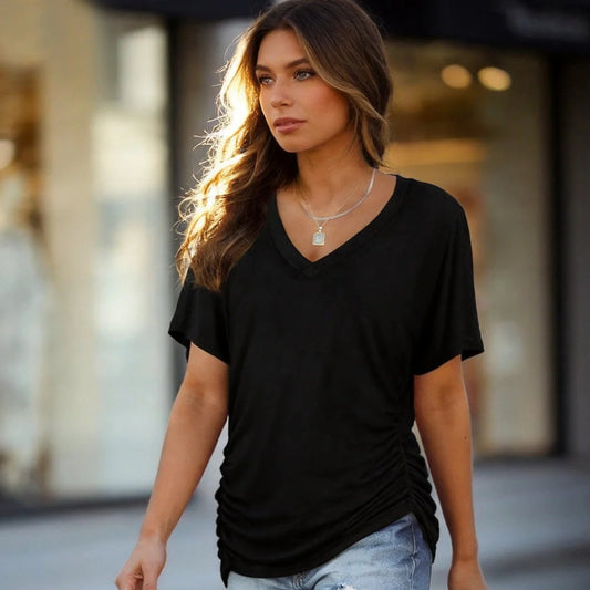 Classic V-Neck Short Sleeve T-Shirt | Ultra-Soft Everyday Essential
