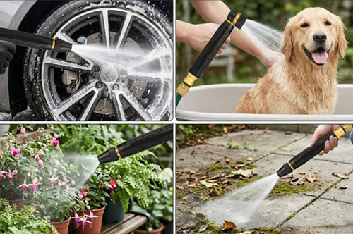 🚿✨ 48% OFF: Adjustable Rotating High-Pressure Spray Nozzle 💦