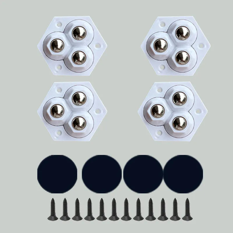 Upgraded Model Heavy-Duty Self-Adhesive Casters (4-Pack)