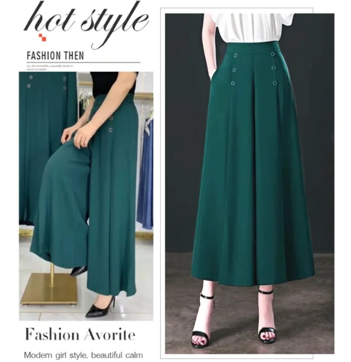 🔥 [Comfort and Slim] Stylish Pleated Wide-leg Pants