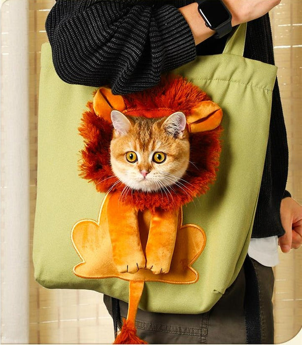 Pet Canvas Shoulder Carrying Bag