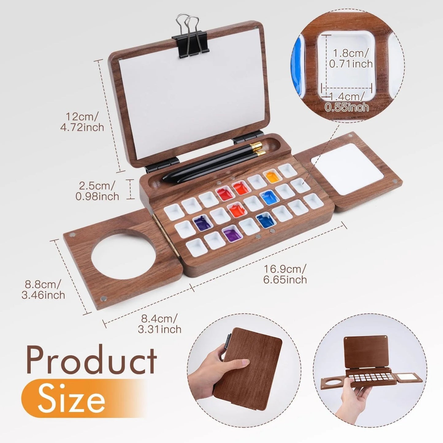 Exclusive Offer✨ Painting Buddy That Fits in Your Bag! Portable Watercolor Box, Paint Scenery Anytime, Anywhere🌈