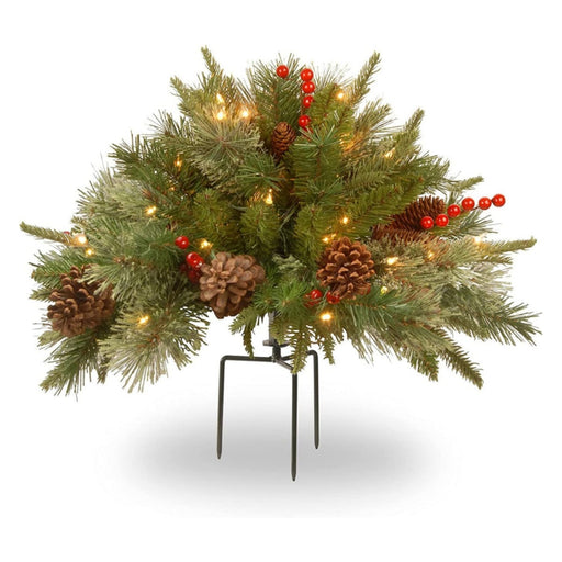 🎄🔥Pre-lit Artificial Christmas Tree Feel Real Urn Filler