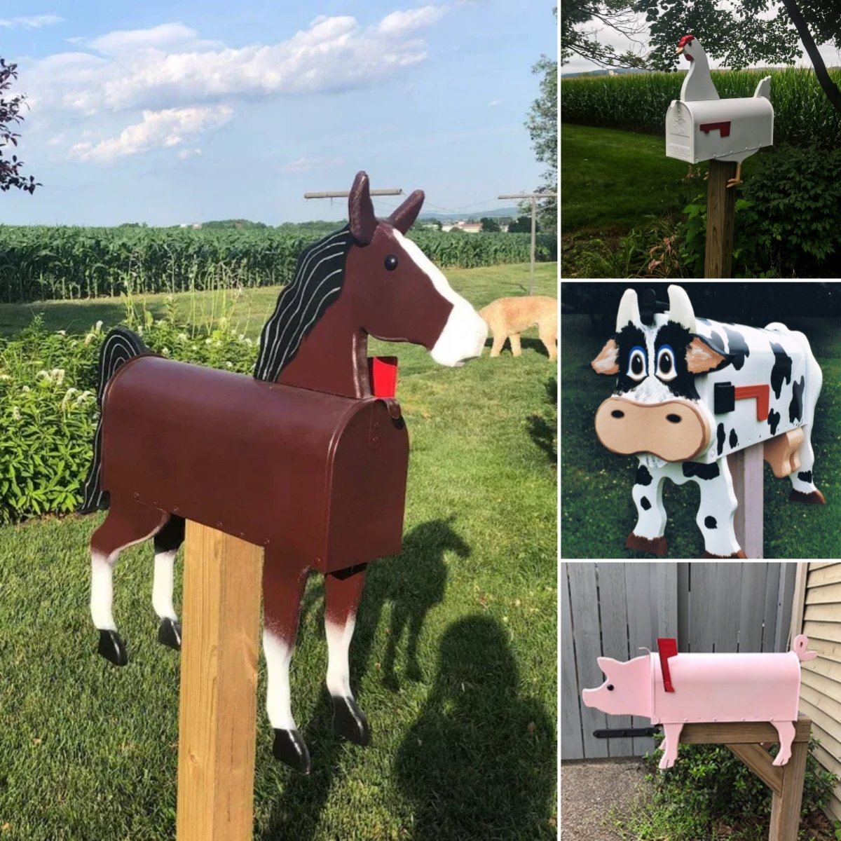 ✨UNIQUE  MAILBOX | FARM ANIMAL MAILBOXES🔥Buy 2 Save 10%🔥