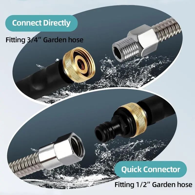 🚿💦stainless steel high-pressure spray wands— A powerful tool for outdoor cleaning