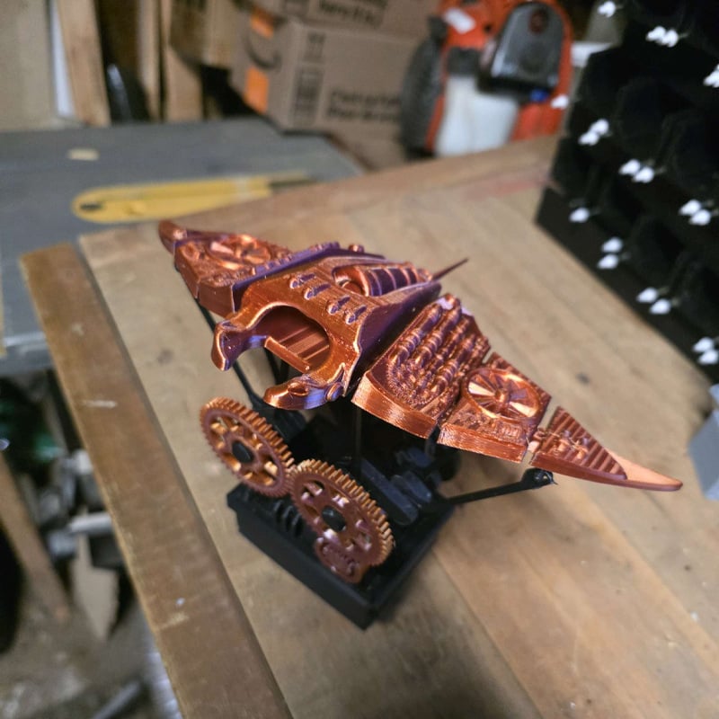 🖤 Mechanical Manta Ray-----A Moving Piece of Art for Your Desk