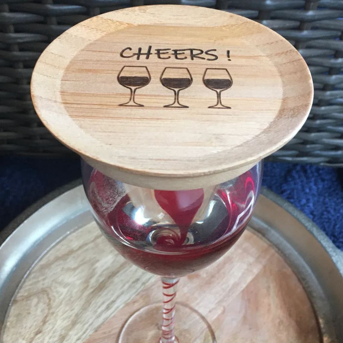 🍷Best Selling 50% Off🍸wine glass charcuterie topper bulk