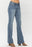 Blue Mid-Rise Tummy Tuck Bootcut Jeans(Buy 2 Free Shipping)