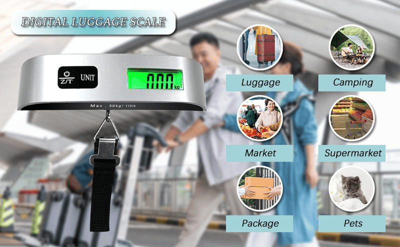 ⚡Flash Sale🔥 50K+ SOLD! Almost Gone - Portable Digital Luggage Scale Accurate Weighing