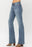 Blue Mid-Rise Tummy Tuck Bootcut Jeans(Buy 2 Free Shipping)