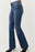 Blue Mid-Rise Tummy Tuck Bootcut Jeans(Buy 2 Free Shipping)