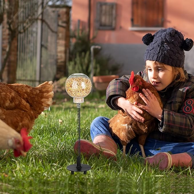 🐔 Interactive Slow Feed Peck Toy for Chickens – Boredom Buster & Enrichment Feeder