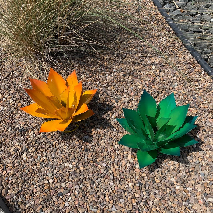 Decorative  metal plant agave  - Garden Art