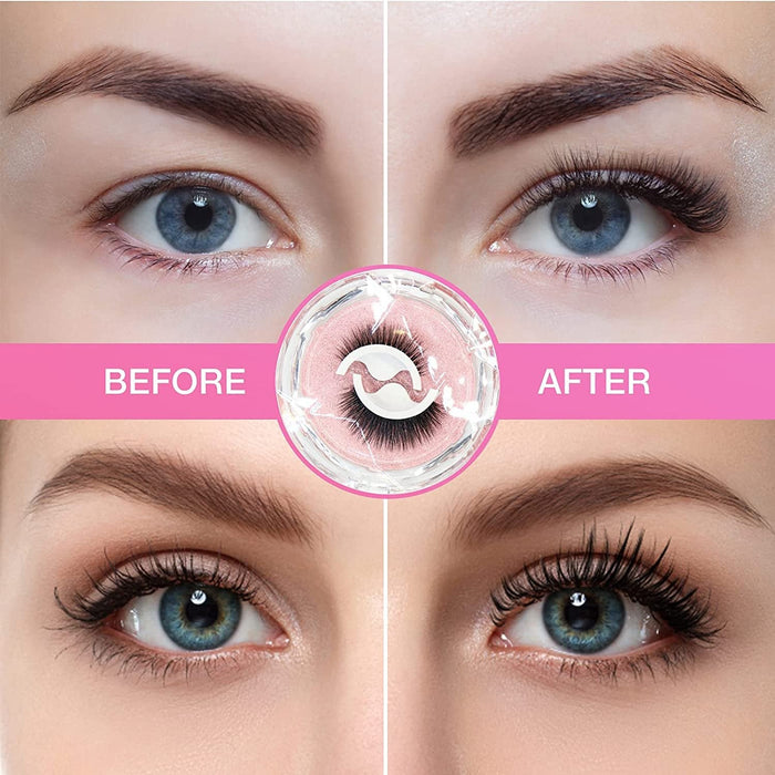 Long-lasting soft reusable bonded lashes