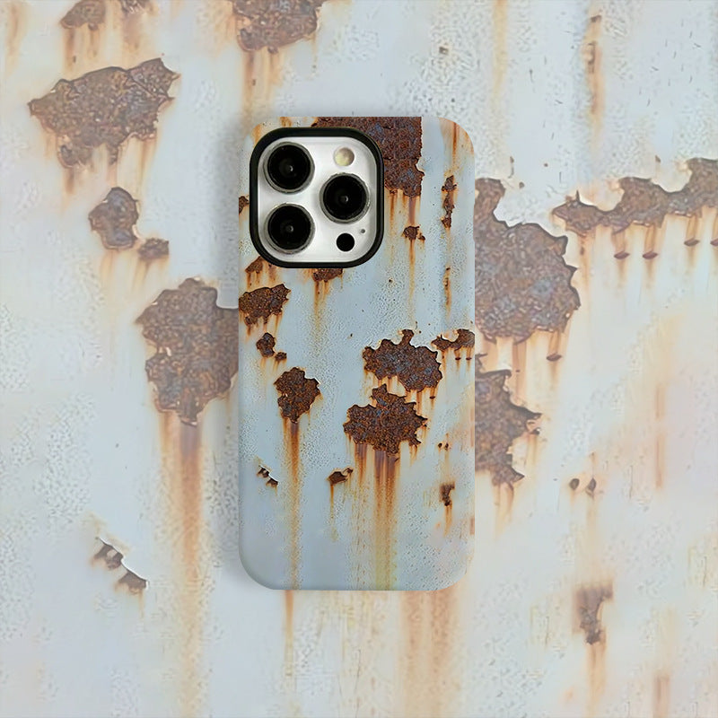 📲New Hot Seller✴️Retro Rusted Metal Texture Design Phone Case