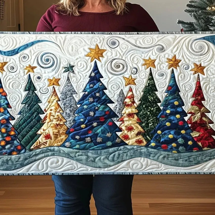 🍽️New Arrival: Quilted Table Runner with Vivid 3D Design