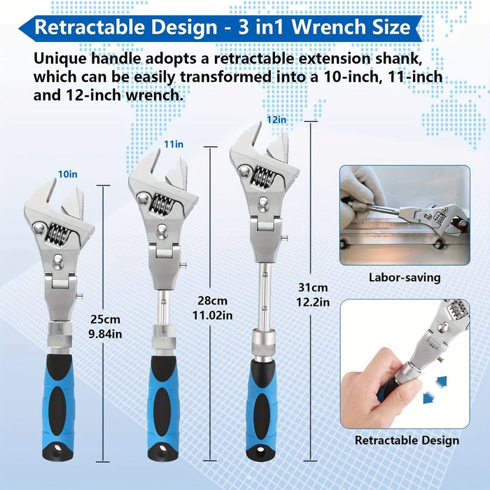 🔥HOT SALE 49% OFF -Multifunctional Retractable Wrench