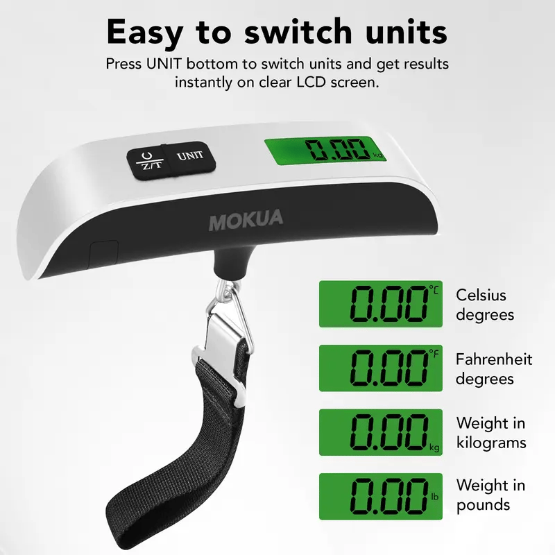 ⚡Flash Sale🔥 50K+ SOLD! Almost Gone - Portable Digital Luggage Scale Accurate Weighing