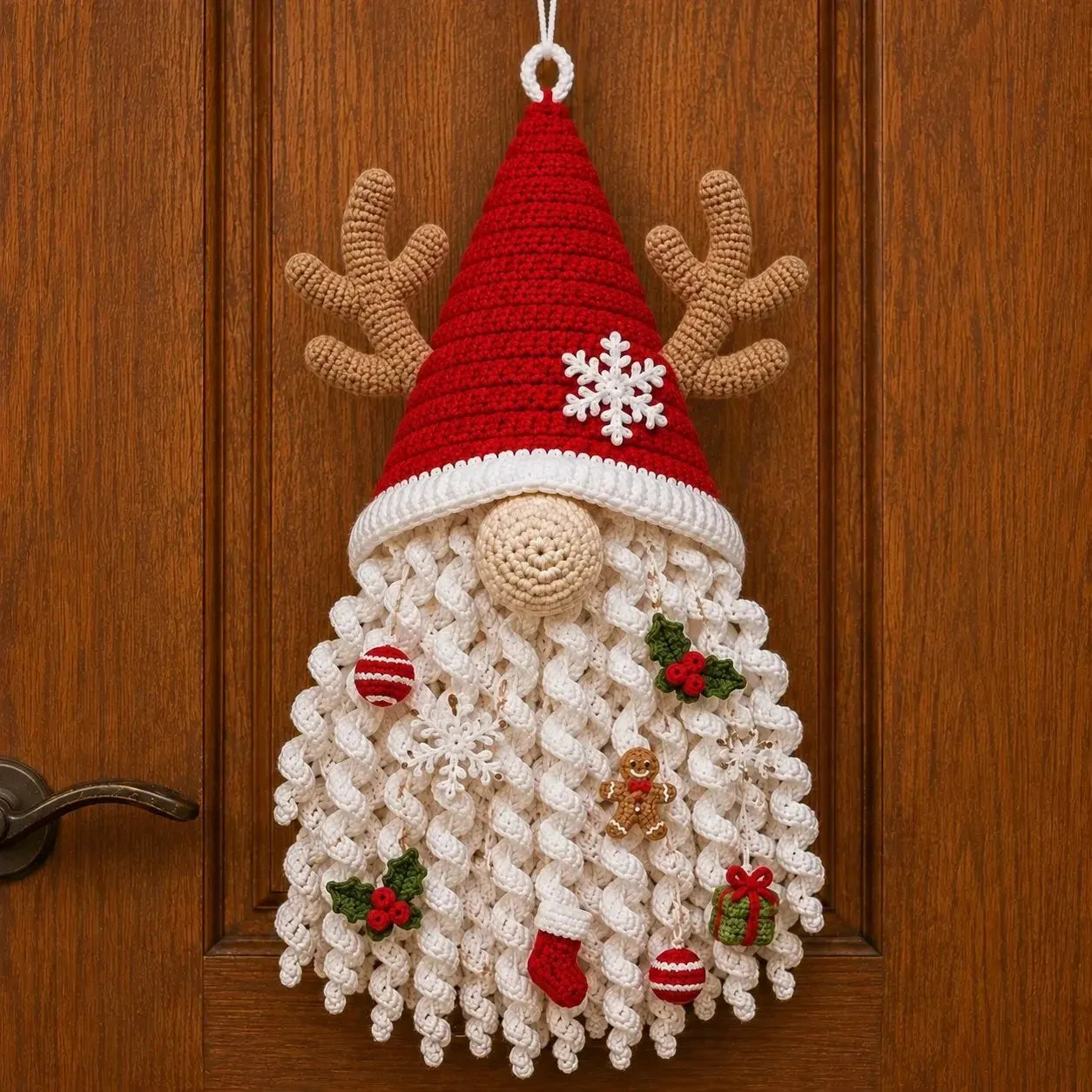 🔥 HOT SALE 🔥⏳ Last Day 49% OFF – 🧶 DIY Seasonal 3D Crochet Door Hanger Kit Collection | Coordinated Yarn, Filling, Accessories & Step-by-Step Instructions Included 💕