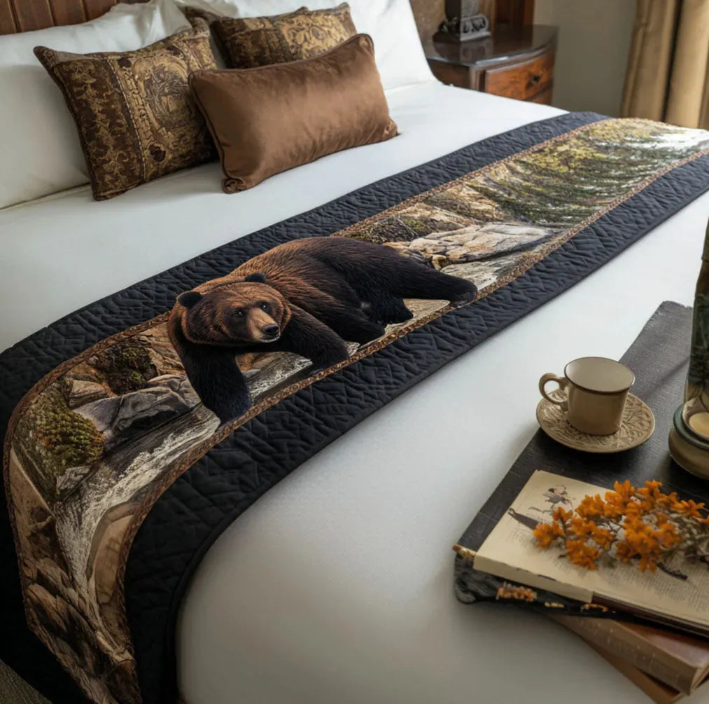 🍽️New Arrival: Quilted Table Runner with Vivid 3D Design