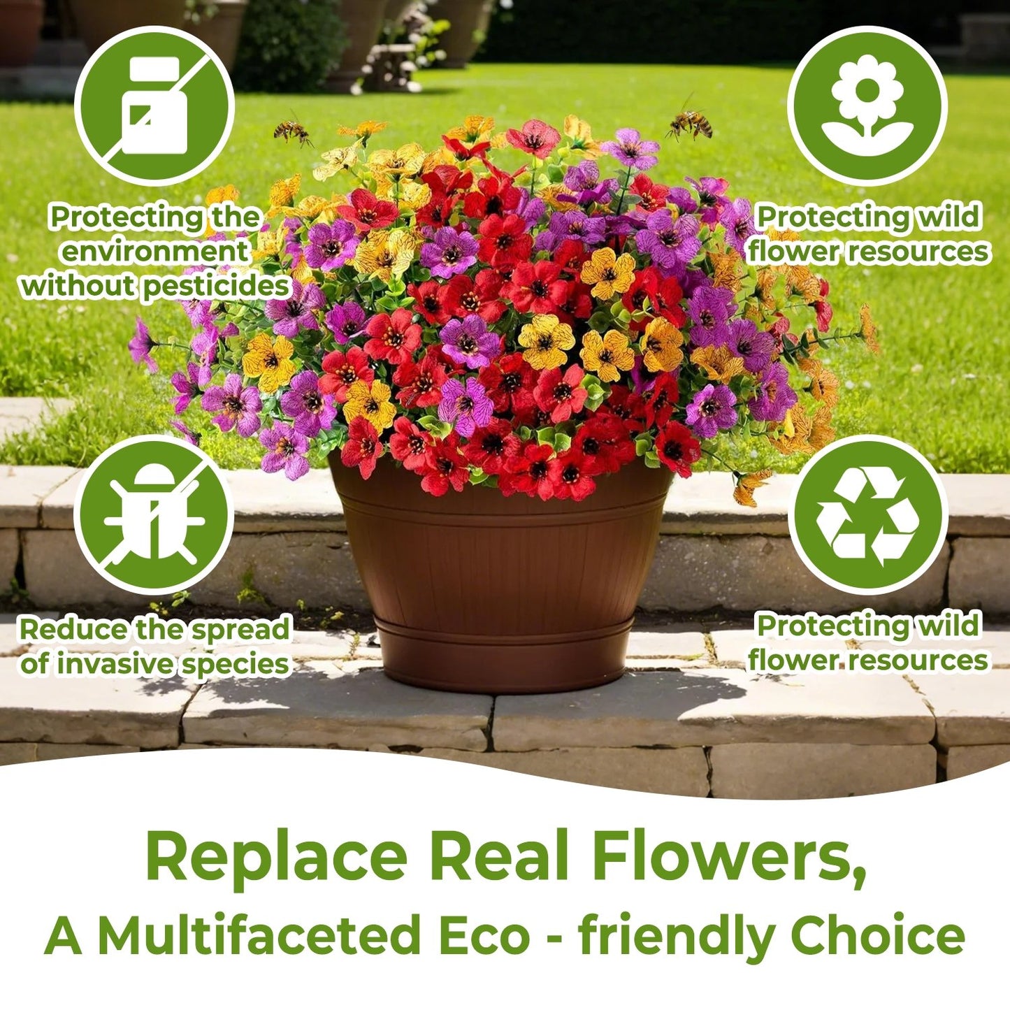 🌸Winter Sale: 52% off for a limited time🌱High-Grade Material Artificial Flowers