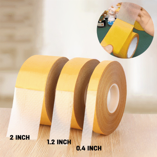 🔥 Strong Adhesive Double-sided Mesh Tape