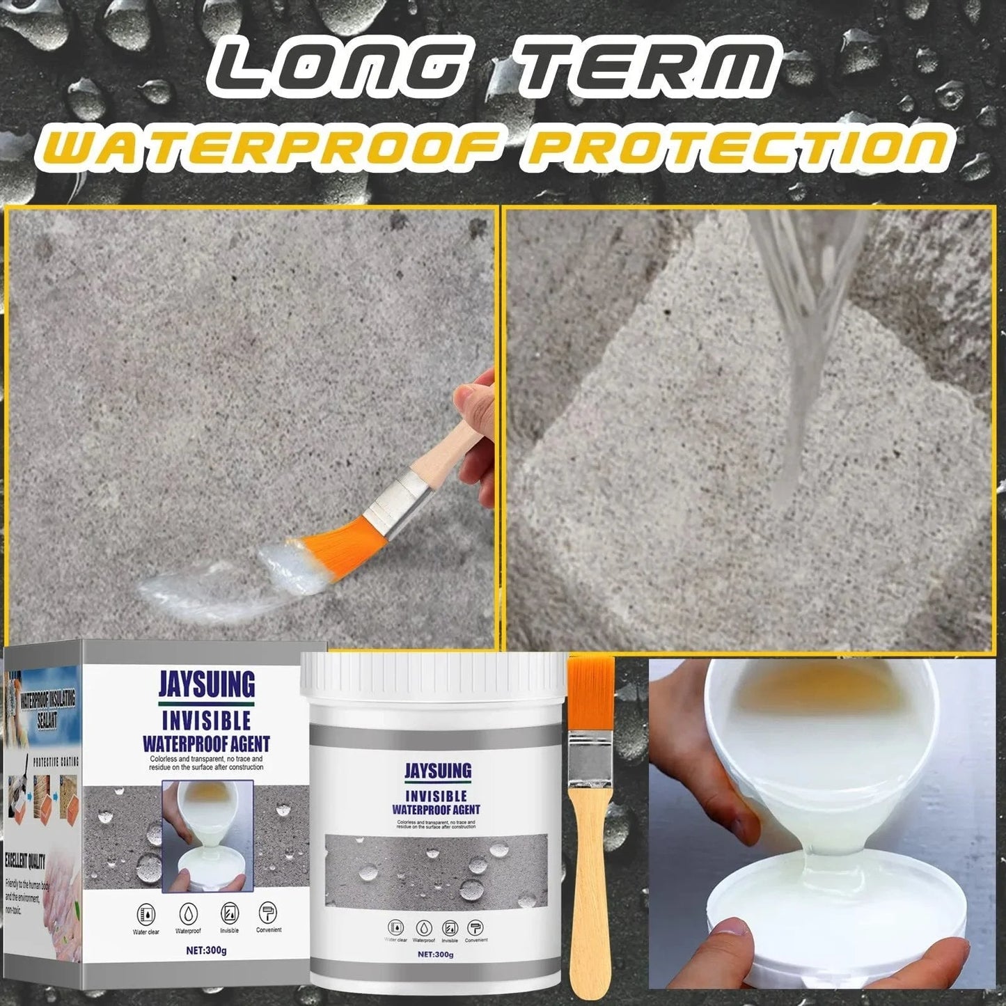 🔥Waterproof Sealant Agent Transparent Glue