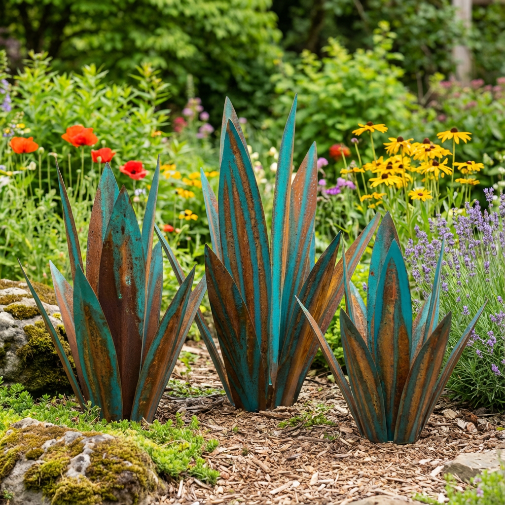 🌵Garden Agave Metal Sculpture