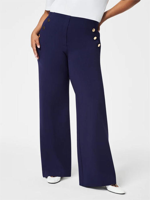 BUTTON WIDE LEG PANT(BUY 2 FREE SHIPPING)