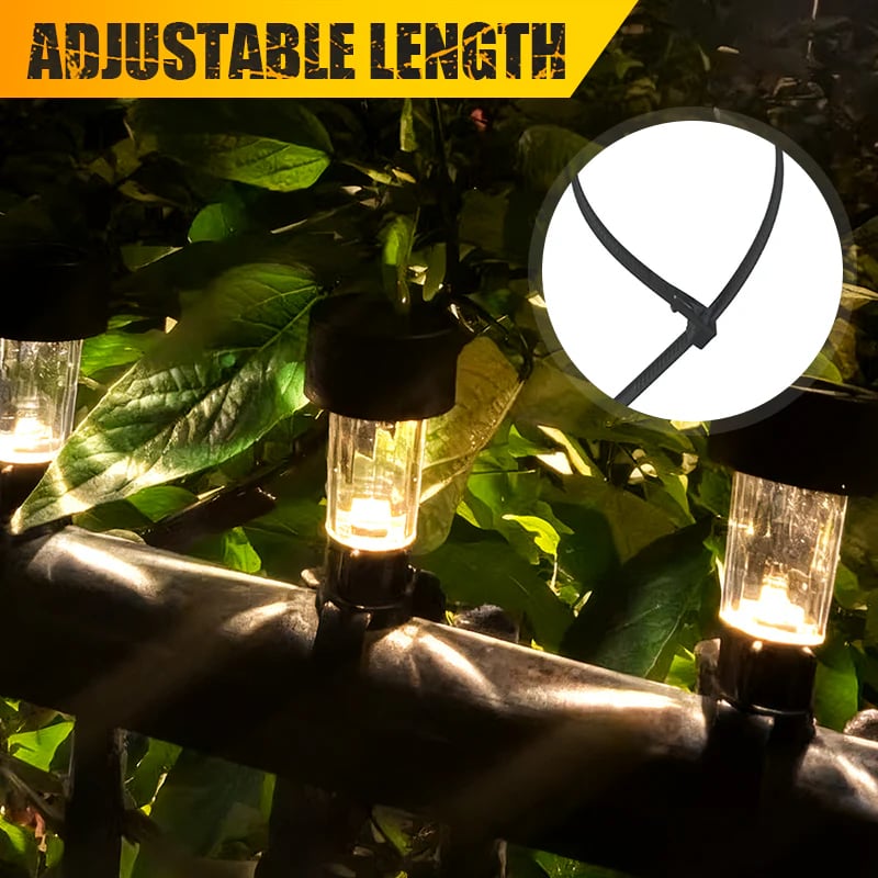 Waterproof outdoor solar light string
