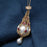 Pearl and Gemstone Lavalier Pendant