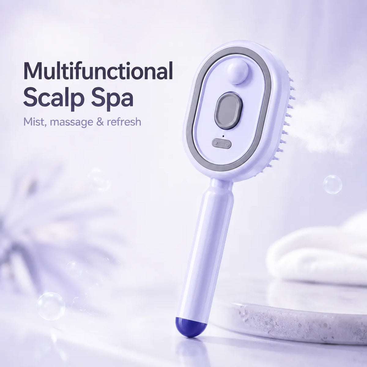 💆♀️3-in-1 Electric Spray Massage Air-Cushion Comb