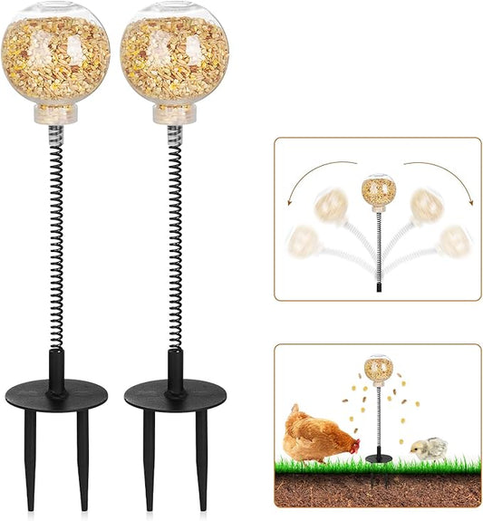 🐔 Interactive Slow Feed Peck Toy for Chickens – Boredom Buster & Enrichment Feeder