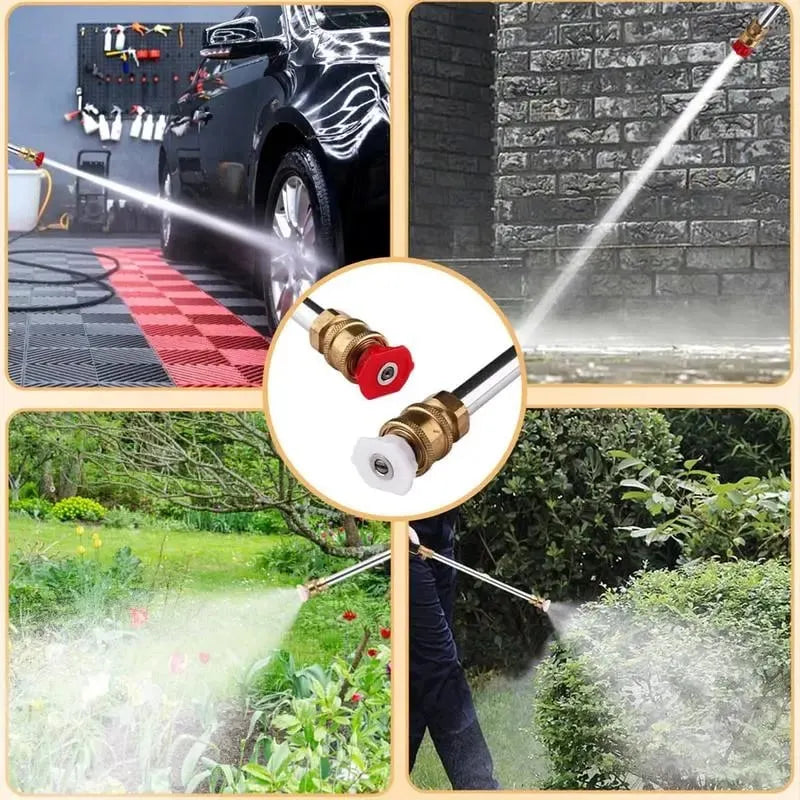 🚿💦stainless steel high-pressure spray wands— A powerful tool for outdoor cleaning