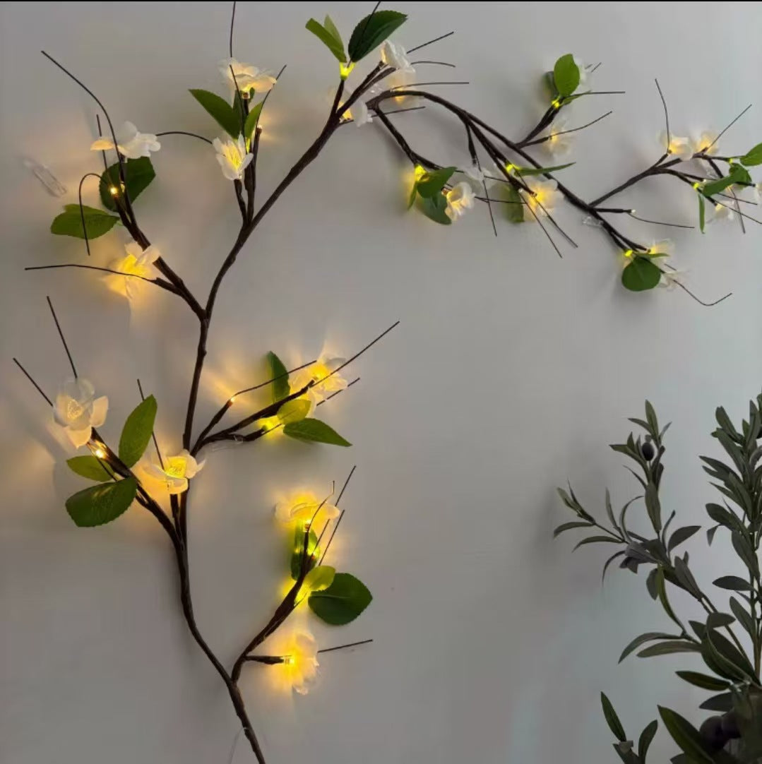 🌸🌸Bendable LED rattan flower ambient light