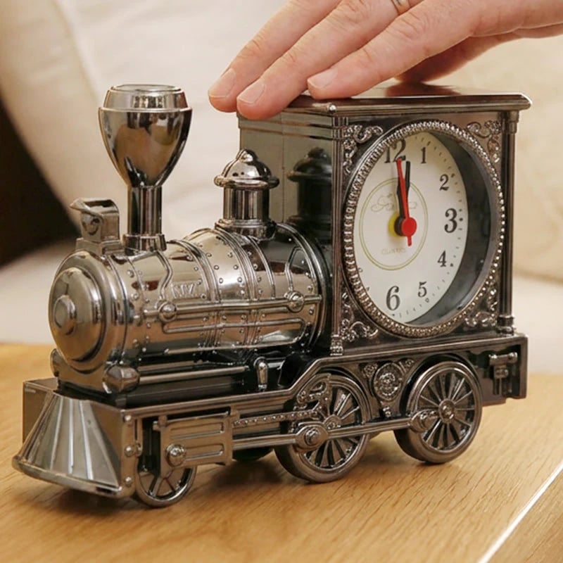 ⏰Retro Locomotive Model Alarm Clock
